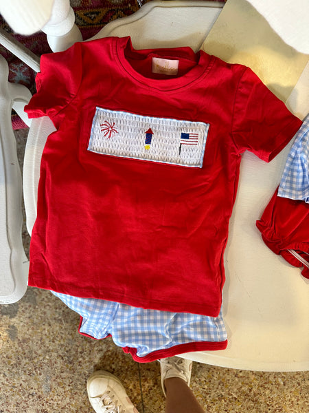 American Firework Boys Outfit - 2 piece set-K. Ellis Boutique