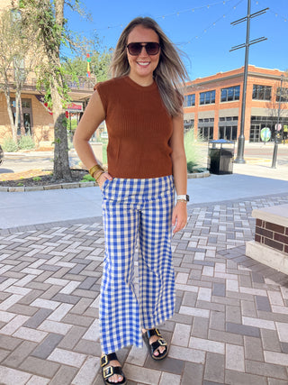 MARIS Trousers Azure Blue