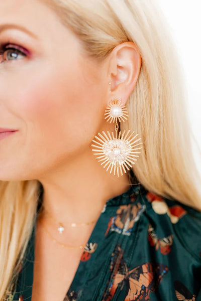 Linny Co Earrings - Fiona Pearl-K. Ellis Boutique