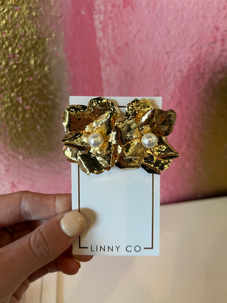 Linny Co- Bridget Flower Earrings-K. Ellis Boutique