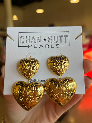 Kelsi Earrings - Gold-K. Ellis Boutique