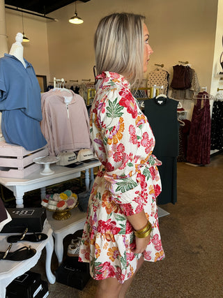 Rosalie Floral Dress-Mini Dress-K. Ellis Boutique