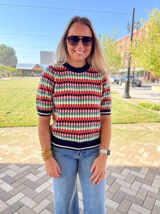 Park Avenue Knit-Short Sleeve Top-K. Ellis Boutique