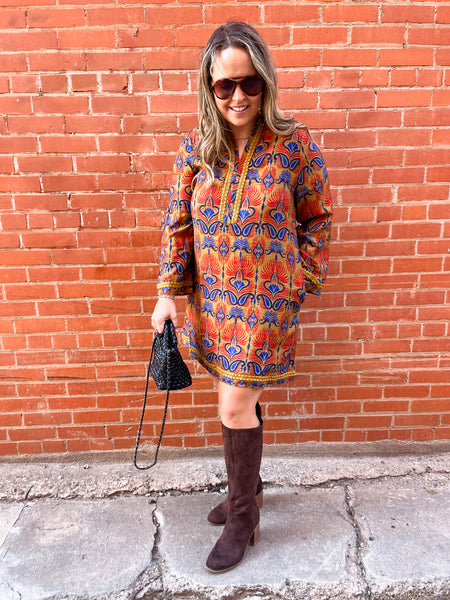 Boho Shift Mini- Toffee-K. Ellis Boutique