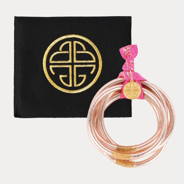 Champagne All Weather Bangles® (Set of 6) - Serenity Prayer-K. Ellis Boutique