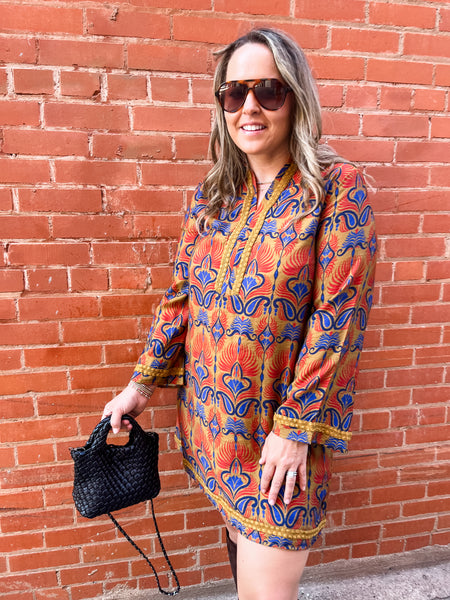 Boho Shift Mini- Toffee-K. Ellis Boutique