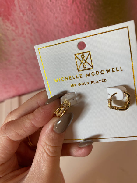 Cecilia Earrings- Gold-K. Ellis Boutique