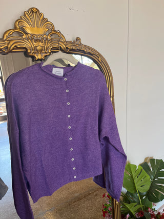 Piper Cardigan- Purple-Cardigans-K. Ellis Boutique