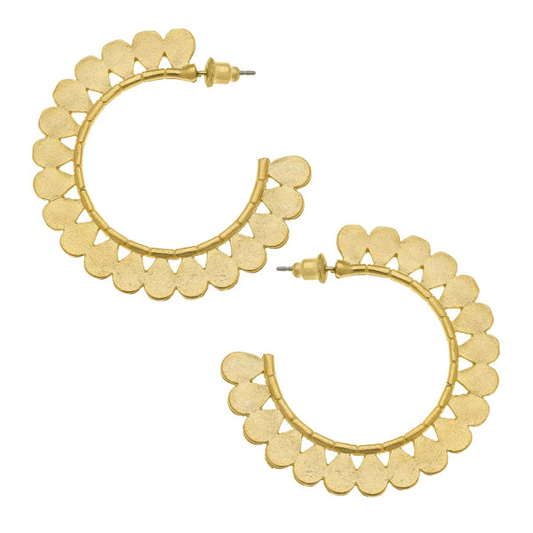 Susan Shaw Raindrop Hoops-K. Ellis Boutique