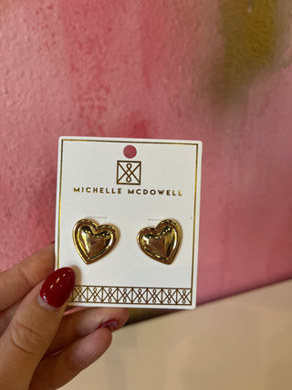 Carter Earrings- Gold-K. Ellis Boutique