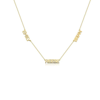 Cherish Multiple Name Necklace - Custom-Necklace-K. Ellis Boutique