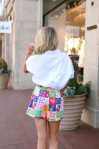 Fruit Quilt Wrap Skort- Karlie-Shorts & SKirts-K. Ellis Boutique