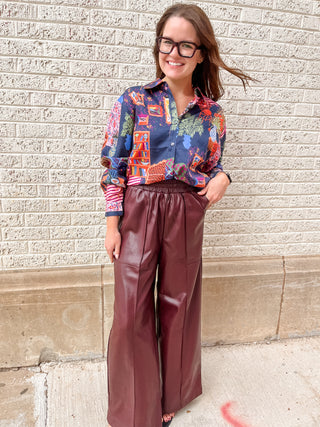 FRNCH- Michaux Bordeaux Pant-K. Ellis Boutique