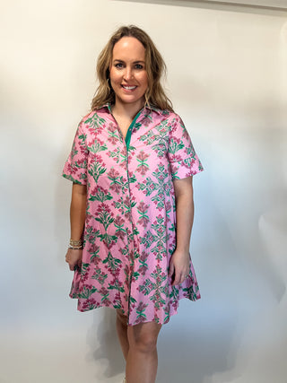 Sally Floral Mini- Pink-K. Ellis Boutique