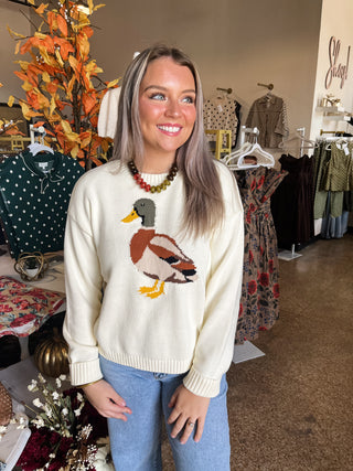 Mallard Moment Sweater-Sweater-K. Ellis Boutique