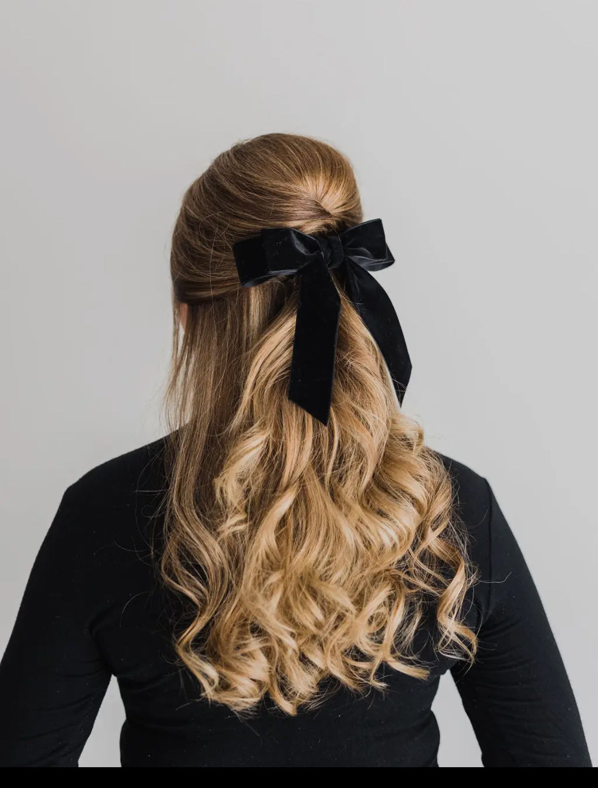 Judy Short Bow Barrette - Black-K. Ellis Boutique