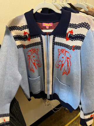 Lexington Zip Cardigan-Cardigans-K. Ellis Boutique
