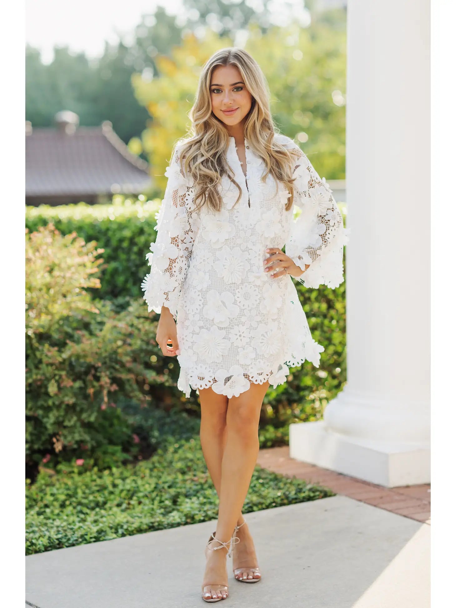 The Seraphina Dress - White-K. Ellis Boutique