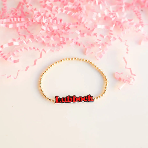 Beaded Blondes Lubbock Bracelet- Gold-K. Ellis Boutique