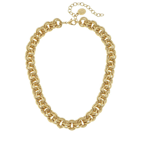 Susan Shaw Gold Chain Necklace-K. Ellis Boutique