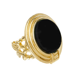 Susan Shaw Roma Ring - Black Onyx-K. Ellis Boutique