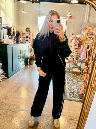 On The Line Piping Set- Black-Set-K. Ellis Boutique