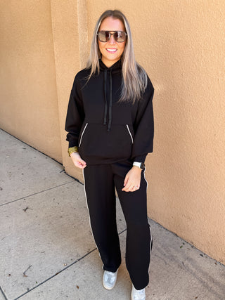 On The Line Piping Set- Black-Set-K. Ellis Boutique