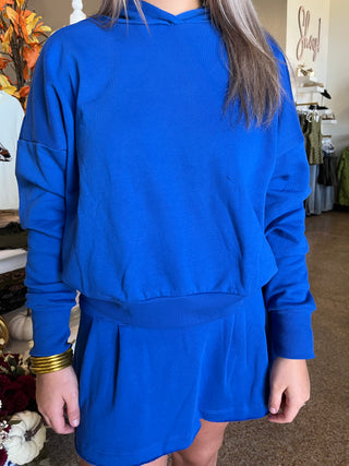 Icon Hoodie Set- Indigo