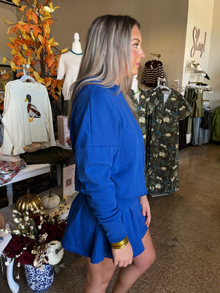 Icon Hoodie Set- Indigo