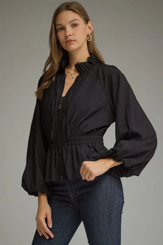 Raven Ruffle Jacket-Jacket-K. Ellis Boutique