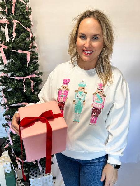 Sarah Sweatshirt | Nutcrackers-K. Ellis Boutique