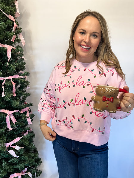 Millie Sweatshirt | Fa La La Lights-K. Ellis Boutique