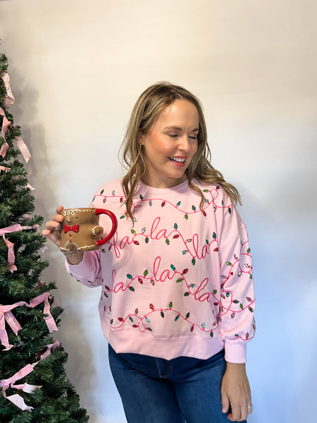 Millie Sweatshirt | Fa La La Lights-K. Ellis Boutique