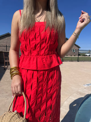 Heatwave Set- Red-Set-K. Ellis Boutique