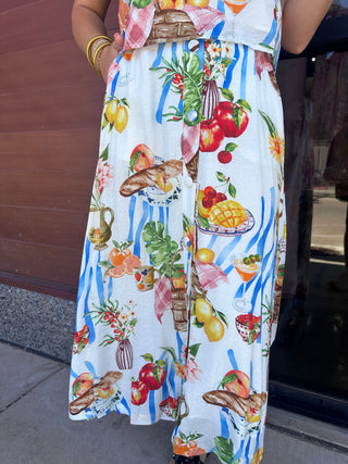 The Summer Printed Skirt Set-Set-K. Ellis Boutique