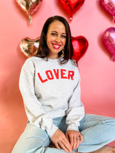 Lover Sweatshirt - Grey-K. Ellis Boutique