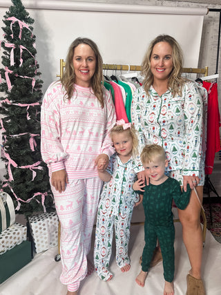 Kid's Nutcracker Waltz Long Sleeve Pajamas-K. Ellis Boutique