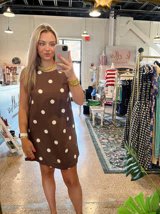 Polka Dot Mini Dress-Mini Dress-K. Ellis Boutique