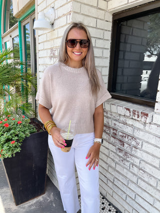 Gretta Sweater Top-Short Sleeve Top-K. Ellis Boutique