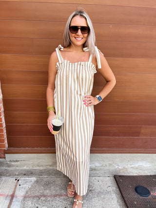 Harbor Stripe Midi Dress-Midi/Maxi Dress-K. Ellis Boutique