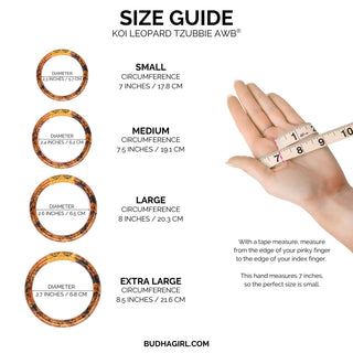 KOI Leopard Tzubbie All Weather Bangle® (AWB®)-Bracelet-K. Ellis Boutique