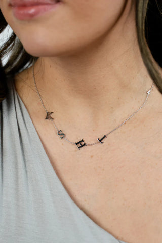Adore Initial Necklace- Custom-Necklace-K. Ellis Boutique