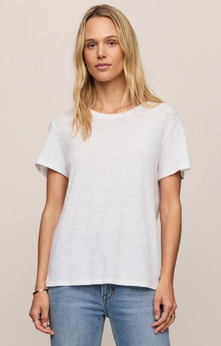 Z Supply Slub Tee- White-Basic tee/Tank-K. Ellis Boutique