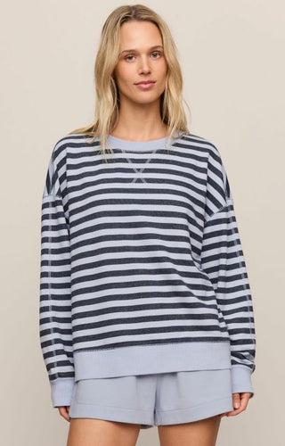 Harbor Stripe Crew Set- Z Supply-Set-K. Ellis Boutique