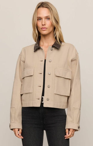 Z Supply Women Jacket Rey Cropped Chore Jacket-Jacket-K. Ellis Boutique