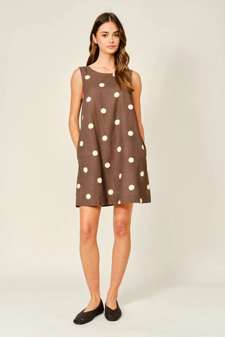 Polka Dot Mini Dress-Mini Dress-K. Ellis Boutique