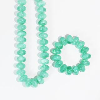 Sugar Beads Necklace- Ocean Blue