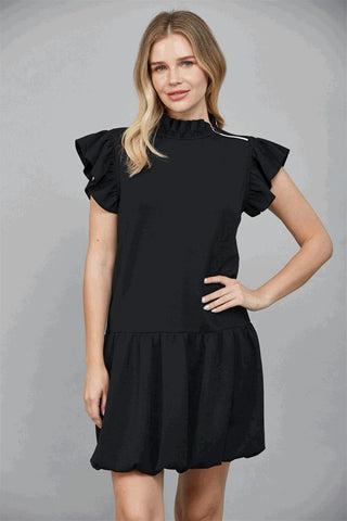 On The Go Ruffle Dress-Mini Dress-K. Ellis Boutique