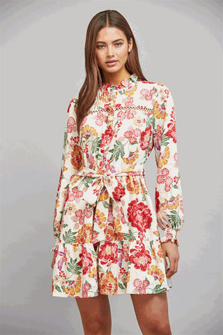Rosalie Floral Dress-Mini Dress-K. Ellis Boutique