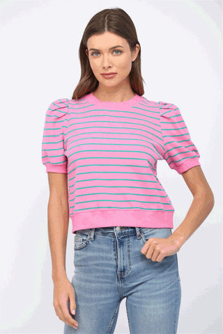 Bubblegum Breeze Top-Short Sleeve Top-K. Ellis Boutique